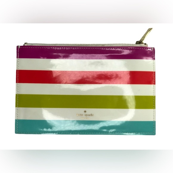 Kate Spade Candy Stripe Pencil Pouch - Picture 3 of 7
